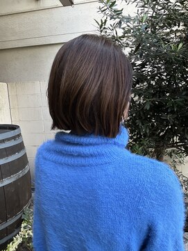 ココカラヘアー ニコ(cococara hair nico) ミニボブ/無造作ボブ/透明感カラー/前髪あり