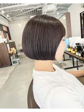 アオゾラヘアーヒカリノモリ(AOZORAHAIR hikarinomori) シンプルボブ＊丸みショート