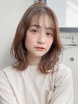 アグノス 青山(Agnos) 小顔 似合わせカット メルティーカラー ウェーブミディアム