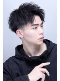 【黒髪短髪】ツーブロックショート