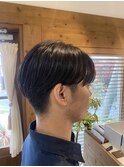 毛流れパーマ
