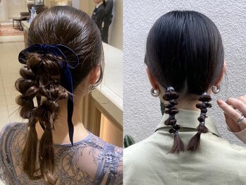 サンド クリア 横浜本店(sand clear)の写真/【sandでヘアセットも＊】ご要望に合わせてご提案♪結婚式などのお祝い事やライブの推し活ヘアセットまで◎