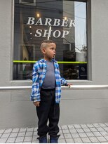 クフィア メンズヘアー カンポ 難波店(CUFFIA MEN'S HAIR CAMPO)&nbsp;スペインカールブルーブラックフェザーパーママンバンヘア