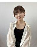 ショートボブ/耳かけショート