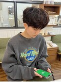 刈り上げショート_ニュアンスパーマ
