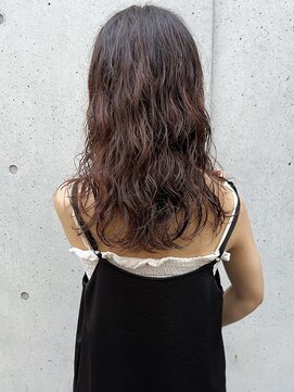 コフィー バイ メルト 吉祥寺(cofy by melt) 【三ツ井純】ほつれパーマ ゆるコテ巻き風パーマ 暖色系カラー