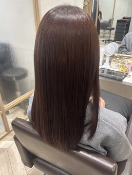 マルフェ 天王寺(marfe) 【marfe】髪質改善カラー＿メテオカラー＿ラベンダーブラウン