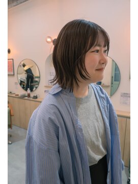 シビバイレボ(CIBI by revo) 地毛風カラー/ナチュラルレイヤーカット/ショートボブ[船橋]