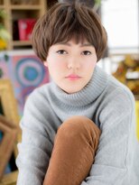 カバーヘアアンドスパ ブリス 浦和(COVER HAIR&SPA bliss)&nbsp;小顔前下がり韓国風レイヤーショートマッシュh420代30代40代