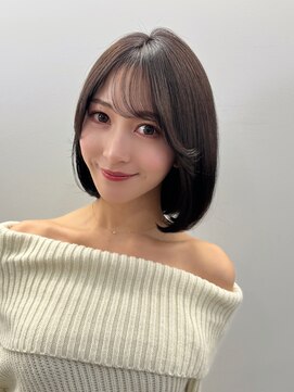 エアー 横浜(AIR) 【大人女性に】艶感UPの内巻きボブ