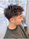 ルーズパーマパーマメンズ目黒