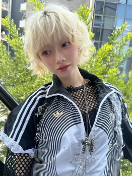 coco横浜【カット+ブリーチ2回+カラー+トリートメント\22900】高い技術力で理想のブリーチデザインに★