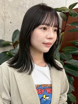 ノード(NODE) 栄外ハネ大人女子柔らかミディアム髪型
