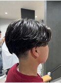 MEN’S HAIR/サーフカール/刈り上げセンターパート/柏