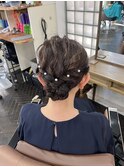 ゆるふわアップスタイル♪