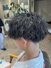 メンズカット+デザインパーマ ¥13200