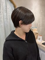 ロンドアジュール 横浜(Lond azur) ニュアンスウルフ/コーラルベージュ/韓国巻き/顔周りカット