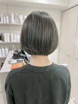 ピークス 千葉店(Peaks)&nbsp;ラベンダーグレージュ/レイヤーカット/韓国巻き/顔周りカット