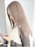 ミルクティーベージュダブルカラーインナーカラーケアブリーチ