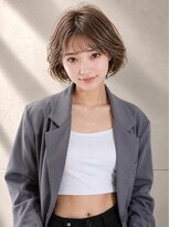 アース コアフュールボーテ 諏訪店(EARTH coiffure beaute) ナチュラルベージュ_韓国ヘア_顔周りレイヤー_ヨシンモリ