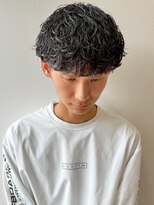 メンズサロンオー 宮崎(Men's salon O.) 波巻きパーマ 20代 ツーブロック ツイストスパイラル