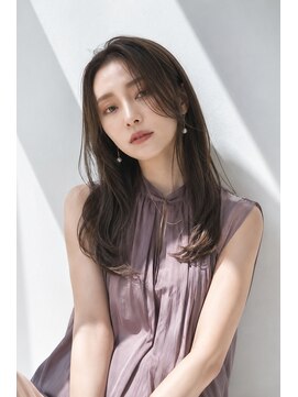 アッシュ 学芸大学店(Ash) ロング/大人女性/ラテベージュ/髪質改善カラー/脱白髪染め