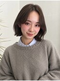 顔まわりレイヤーボブ/くびれレイヤーボブ/丸みショートボブ