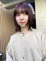 スク(SUKU)&nbsp;レイヤーボブ×チェリーレッド