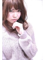 ホラン(HoLan)&nbsp;【ふわミディ】ラベンダーピンクxフェミニン無造作カール☆