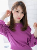 『ROMA』かわいい×綺麗が叶う!人気ワンカールパーマセミディ