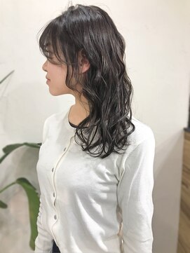 アリウス(ALIUS by posh) 【ALIUS 池袋 小川】ロング×シアーカラーチタンシルバー