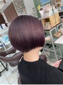 小顔補正立体ラベンダーブラウン