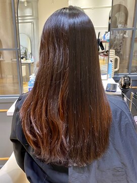 シェア 梅田 バイ ケーツー(SHARE 梅田 by k-two) うねり広がり解消♪酸性縮毛矯正/40代/50代/60代/白髪染め/艶髪