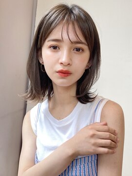 ガーデン 銀座(GARDEN) ホワイトグレージュ レイヤーカット　くびれヘア　ロブ　ボブ