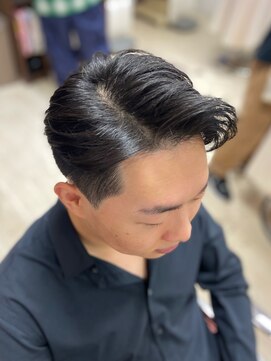 オムヘアー (HOMME HAIR) 【HOMME HAIR 稲田】  ツーブロック マッ シュ スタイル