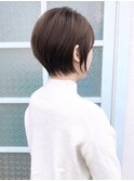 大人束感ショート×アッシュショコラ