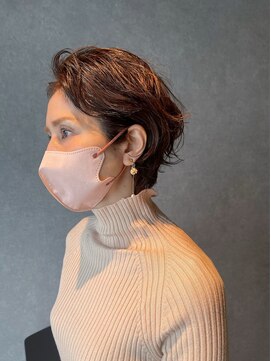 イトシテ ショートパーマ×オールバック【本多身和子】