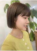 アッシュベージュ☆ミニボブ