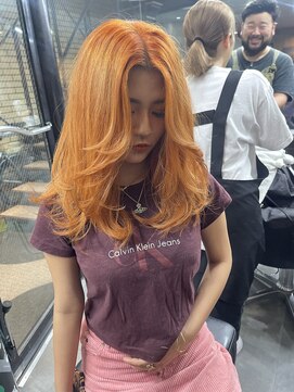 ラフ(LAFF) #バレイヤージュ#グレージュカラー#ボブウルフ#ココアベージュ