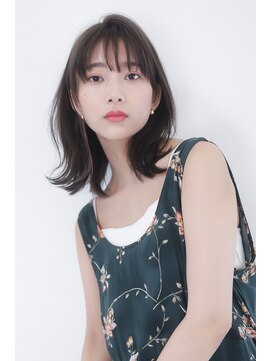 ベンジー 天神店(benji) インナーカラー大人可愛いミディアム20代30代40代