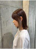 インナーシルバー×切りっぱなしボブ＊【NICA 溝の口店】
