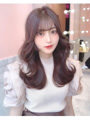 【 LOUIS 】韓国くびれヘア スウィートミルクモカカラー