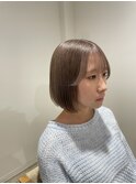 前髪/マチルダボブ/ピンクベージュ/インナーグレージュ/ベージュ