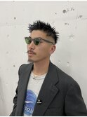 マッシュパーマウルフ波巻きハイライト81