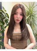 【Cote蒲牟田愛】韓国レイヤー　顔まわりカット　センターバング
