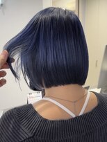 エンヴィー(ENVY)&nbsp;色落ちがシルバーなネイビーブルー/ケアブリーチ