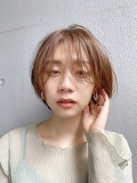 マルツ 銀座(maltu)&nbsp;シースルーバング大人かわいい美髪ネビージュオリージュ