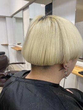 リルウ 阿倍野キューズモール(LILOU) ブロンドカラー