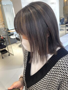 コード(Chord) シークレットhighlight、まとまる大人女性切りっぱなし［谷合