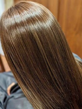 ユーキーヘアー(you key hair)の写真/【縮毛矯正はどこも同じと思っていませんか？】繰り返す度に髪が綺麗になる進化型縮毛矯正